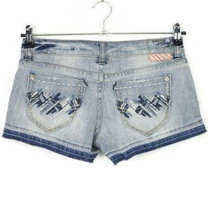 Unionbay‎ Cut Off Jean Shorts Distressed Stretch Frayed 5